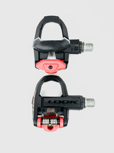 Look KEO Classic 3 - Clipless Pedals + Cleats - Black / Red