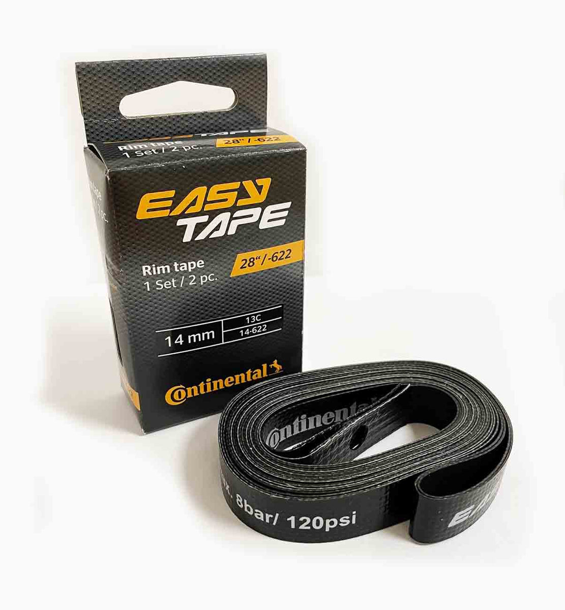 Continental Easy Tape High Pressure Rim Tape 14mm High on Bikes