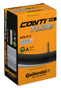 Continental MTB 27.5 Mountain Bike Inner Tube 27.5" x 1.75-2.5 Schrader - 40mm