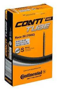 Continental Race 28 Road Bike Inner Tube 700c x 20-25 Presta - 80mm