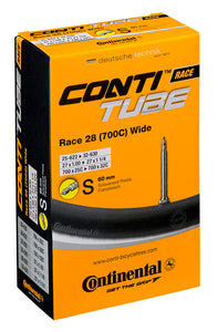 Continental Race 28 - WIDE - Road Bike Inner Tube 700 x 25-32 Presta 60mm