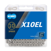Load image into Gallery viewer, KMC X10-EL Chain 10 Speed - Silver - 114L