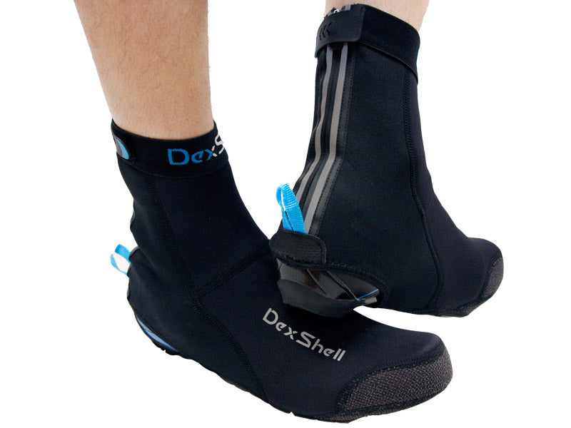DexShell Neoprene Road Bike Overshoes OS357 Black High on Bikes