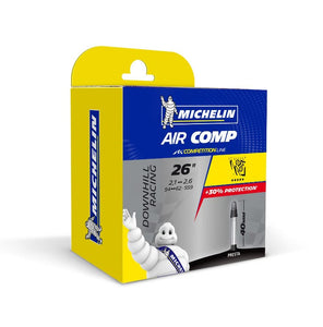 Michelin Aircomp Downhill Racing MTB Inner Tube 26" x 2.1-2.6 Presta - 40mm