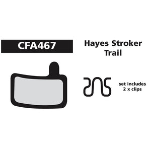 EBC - CFA467 - Green - Hayes Stroker Trail Disc Brake Pads