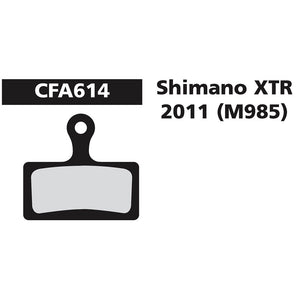 EBC - CFA614 - Green - Shimano XTR 985 Disc Brake Pads