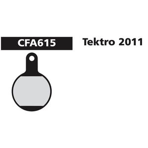 EBC - CFA615 - Green - Tektro Lyra / IOX.11 Disc Brake Pads