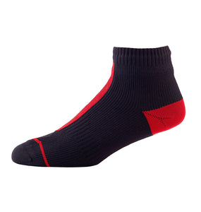 SealSkinz Road Socklet - Black / Red