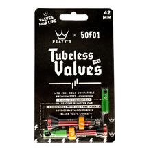 Load image into Gallery viewer, Peaty&#39;s x 50TO01 (MK2) Tubeless Valves - 42mm