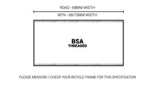 Load image into Gallery viewer, Praxis Bottom Bracket Threaded BSA 68/73mm to M24 / Sram GXP / ISIS2