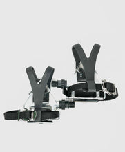 Load image into Gallery viewer, Wellgo LU-961- Road Bike Pedals + Toe Clips &amp; Straps