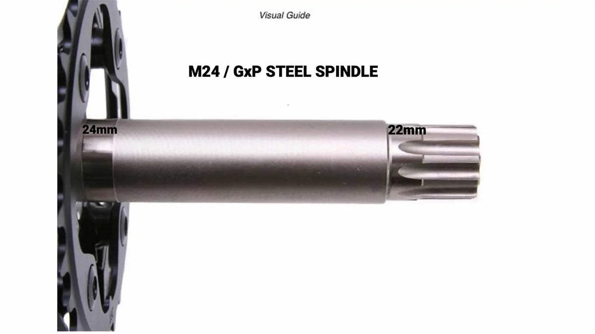 Gxp Spindle Praxis Bottom Bracket Threaded BSA 68/73mm to M24 / Sram GXP / ISIS2 ...