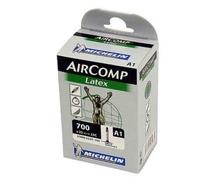 Michelin AirComp A1 LATEX Road Bike Inner Tube 700c x 22-23 Presta
