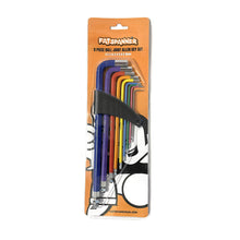 Load image into Gallery viewer, Fat Spanner 9 Piece Ball Joint Allen Key Wrench Set - Multicoloured | High on Bikes