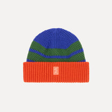 Load image into Gallery viewer, Sealskinz Apton Kid's Waterproof Cold Weather Striped Roll Cuff Beanie | High on Bikes