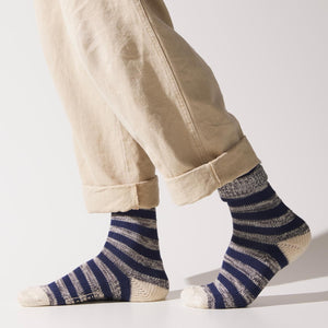SealSkinz Banham Bamboo Mid Length Striped Socks