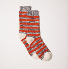 Load image into Gallery viewer, SealSkinz Banham Bamboo Mid Length Striped Socks