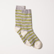 Load image into Gallery viewer, SealSkinz Banham Bamboo Womens Mid Length Striped Socks