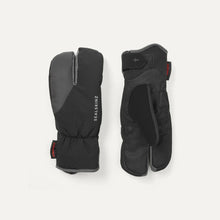 Load image into Gallery viewer, SealSkinz Barwick Waterproof Extreme Cold Weather Cycle Split Finger Gloves