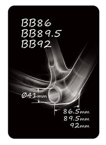 Token Ninja Thread Fit Bottom Bracket - BB86/89.5/92 to Shimano 24mm - BB841T-41