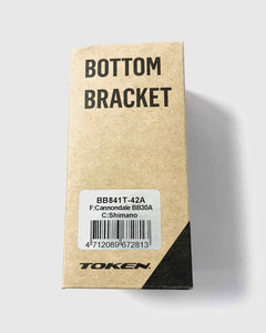Token Ninja Thread Fit Bottom Bracket - Cannondale BB30A to Shimano 24mm - BB841T-42A