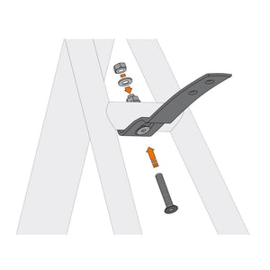 SKS Beavertail / Velo 55/65 Top-Down Drill Bracket