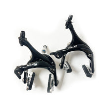 Load image into Gallery viewer, XLC BR-R03 Dual Pivot Road Bike Brake Calipers - Black