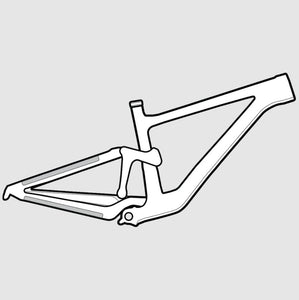 Lizard Skins Small Frame Protector Kit Clear