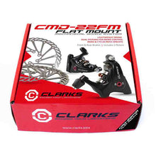 Load image into Gallery viewer, Clarks CMD-22 Mechanical Road Disc Brakes - Front &amp; Rear Flat Mount - 160/140mm