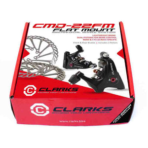 Clarks CMD-22 Mechanical Road Disc Brakes - Front & Rear Flat Mount - 160/140mm