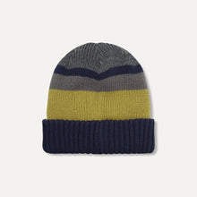 Load image into Gallery viewer, SealSkinz Cromer Waterproof Cold Weather Roll Cuff Striped Beanie
