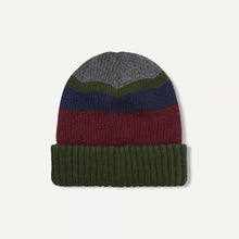 Load image into Gallery viewer, SealSkinz Cromer Waterproof Cold Weather Roll Cuff Striped Beanie