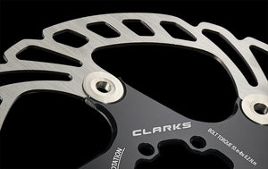 Clarks CRS C4 CNC 4 Piston Hydraulic Disc Brake Set - Front & Rear - 180/160mm