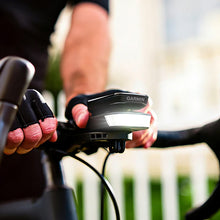 Load image into Gallery viewer, Ravemen FR1100 USB Out-Front Front Light 1100Lm - Compatible with Garmin &amp; Wahoo | High on Bikes