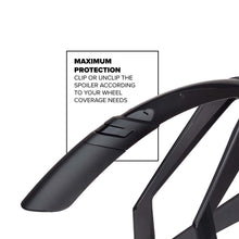 Load image into Gallery viewer, Polisport G-Mud Gravel Bike (700C) Mudguard Set - Black