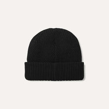 Load image into Gallery viewer, SealSkinz Gressenhall Waterproof Cold Weather Textured Stripe Roll Cuff Beanie