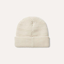 Load image into Gallery viewer, SealSkinz Gressenhall Waterproof Cold Weather Textured Stripe Roll Cuff Beanie