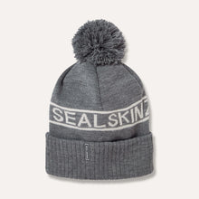 Load image into Gallery viewer, SealSkinz Heacham Waterproof Cold Weather Icon Bobble Hat