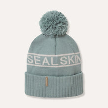 Load image into Gallery viewer, SealSkinz Heacham Waterproof Cold Weather Icon Bobble Hat