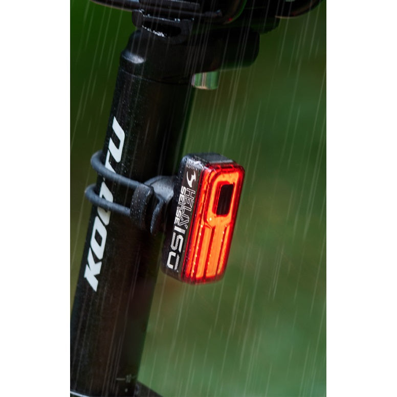 Moon Helix Sense 150lm LED Rechargeable Rear Bike Light | High on Bikes