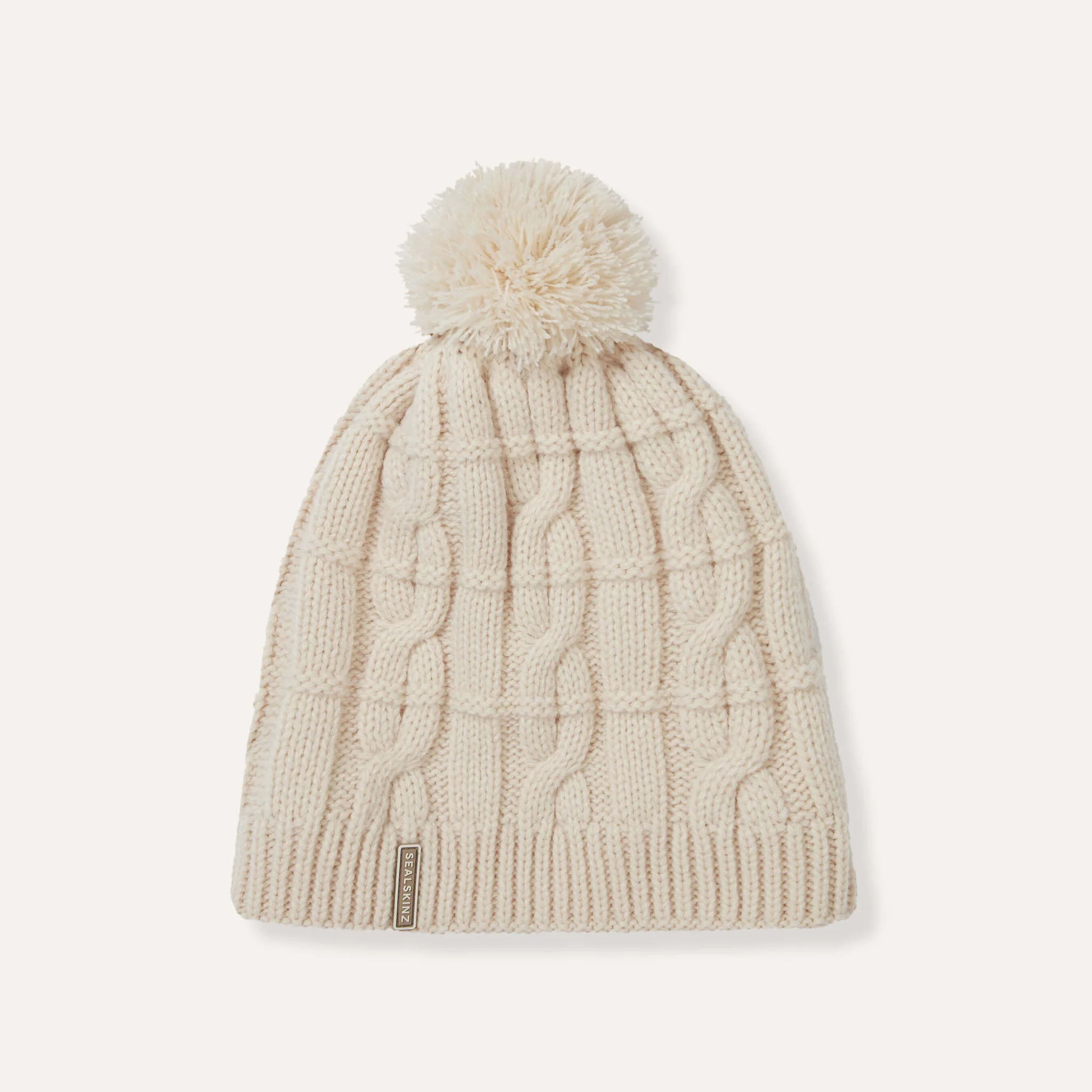 SealSkinz Hemsby Waterproof Cold Weather Cable Knit Bobble Hat