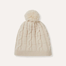 Load image into Gallery viewer, SealSkinz Hemsby Waterproof Cold Weather Cable Knit Bobble Hat