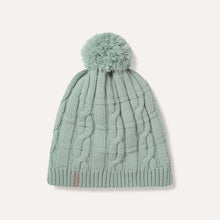 Load image into Gallery viewer, SealSkinz Hemsby Waterproof Cold Weather Cable Knit Bobble Hat