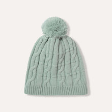 Load image into Gallery viewer, SealSkinz Hemsby Waterproof Cold Weather Cable Knit Bobble Hat