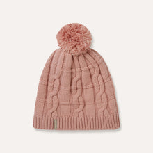 Load image into Gallery viewer, SealSkinz Hemsby Waterproof Cold Weather Cable Knit Bobble Hat