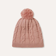 Load image into Gallery viewer, SealSkinz Hemsby Waterproof Cold Weather Cable Knit Bobble Hat