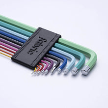 Load image into Gallery viewer, Fabric Hex Key Set Colour Coded - 10 Piece | High on Bikes