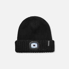 Load image into Gallery viewer, SealSkinz Heydon Waterproof Cold Weather LED Roll Cuff Beanie