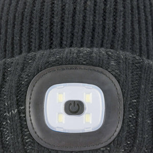SealSkinz Heydon Waterproof Cold Weather LED Roll Cuff Beanie