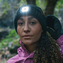 Load image into Gallery viewer, SealSkinz Heydon Waterproof Cold Weather LED Roll Cuff Beanie